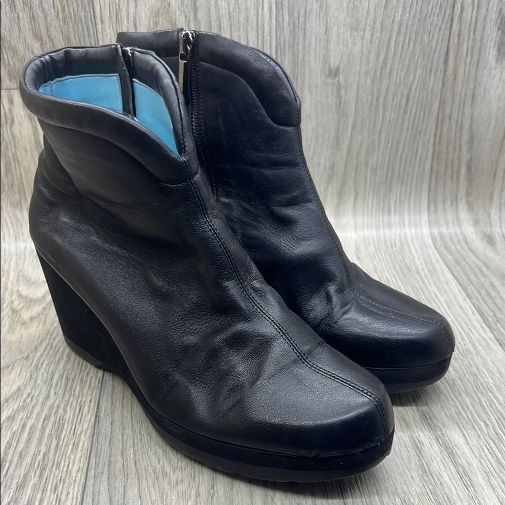 THIERRY RABOTIN wedge ankle  boots trenton black